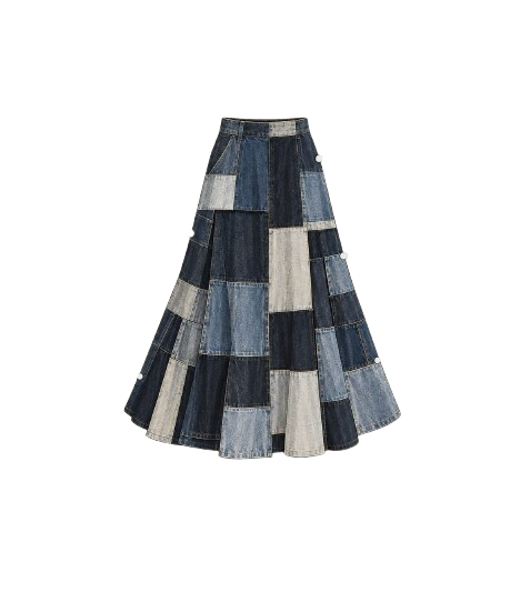 Falda patchwork